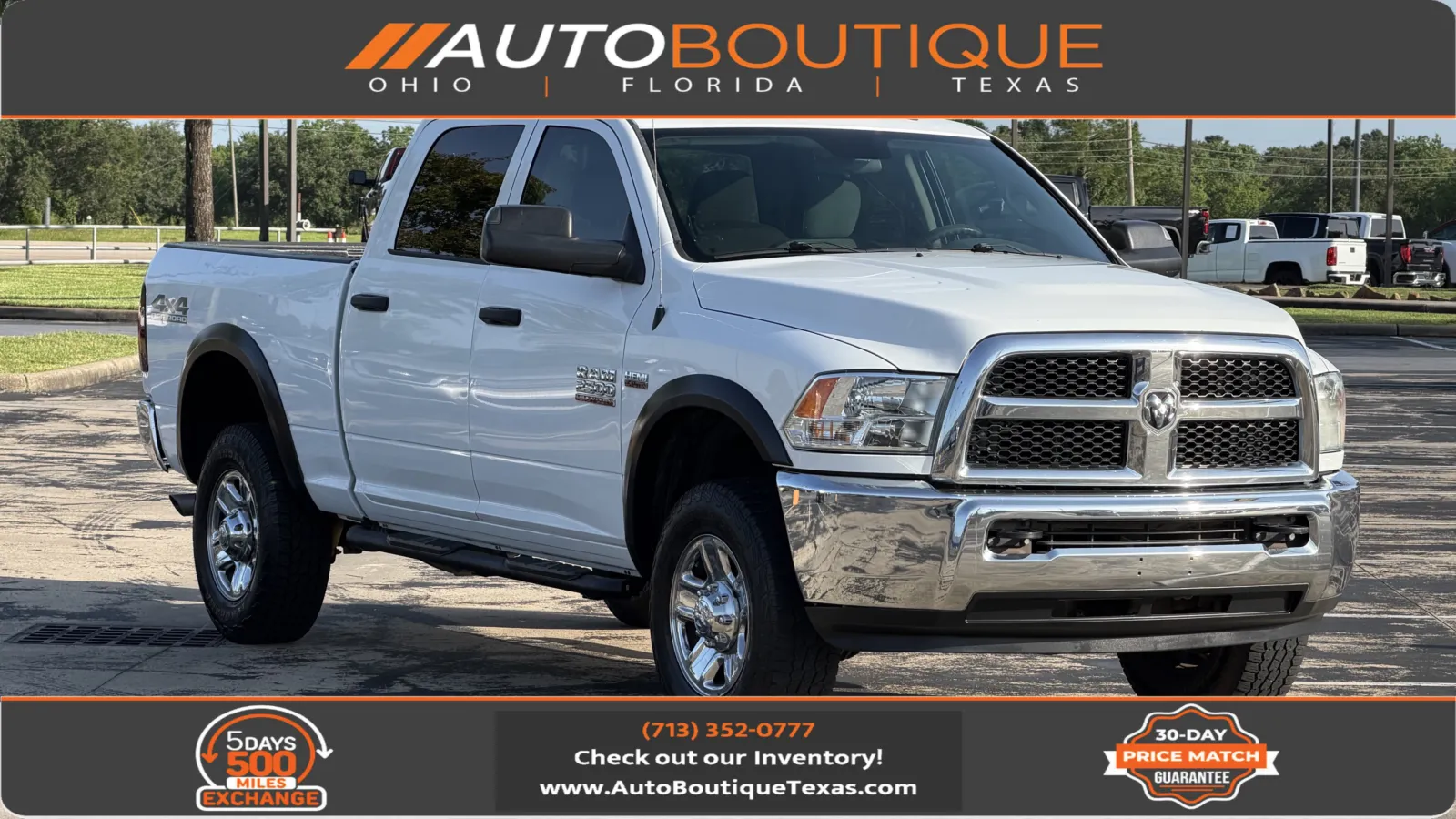 White 2018 Ram 2500 Tradesman for sale in Alvin, TX