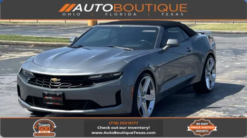 Gray 2020 Chevrolet Camaro 1LT for sale in Alvin, TX