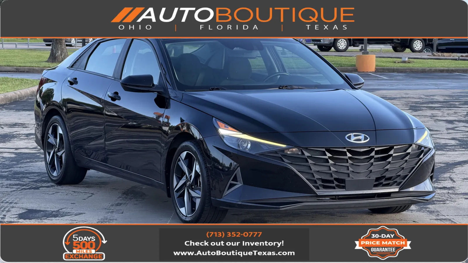 Black 2023 Hyundai Elantra SEL for sale in Alvin, TX