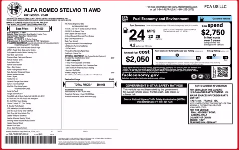 Photos of 2021 Alfa Romeo Stelvio Ti for sale in Alvin, TX at Auto Boutique Texas