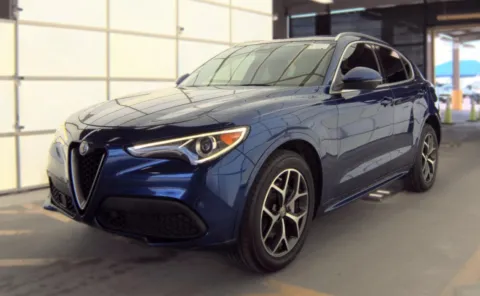Blue 2021 Alfa Romeo Stelvio Ti for sale in Alvin, TX