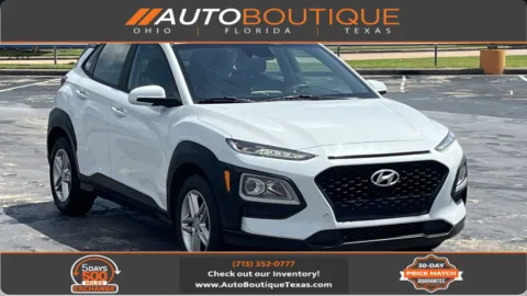 White 2021 Hyundai Kona SE for sale in Alvin, TX