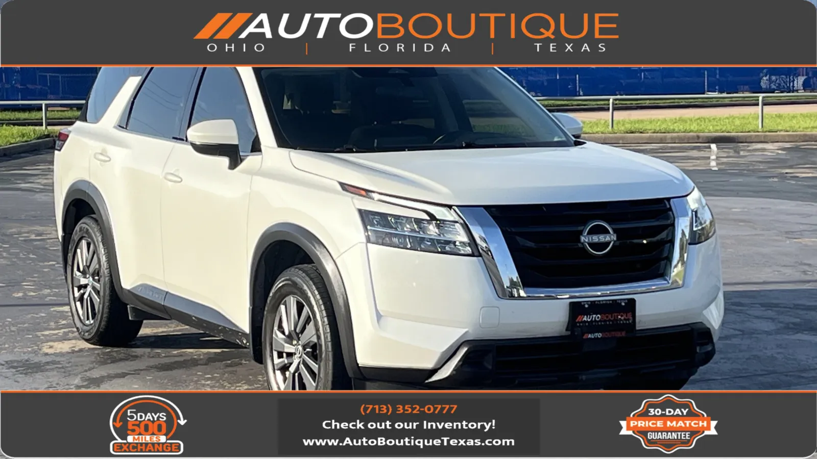 White 2022 Nissan Pathfinder SV for sale in Alvin, TX