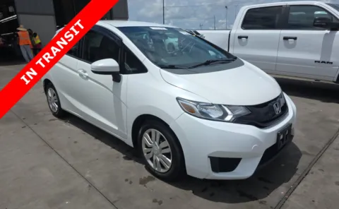 White 2016 Honda Fit LX for sale in Alvin, TX