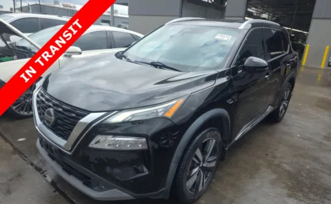 Black 2021 Nissan Rogue SL for sale in Alvin, TX