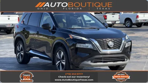 Black 2021 Nissan Rogue SL for sale in Alvin, TX