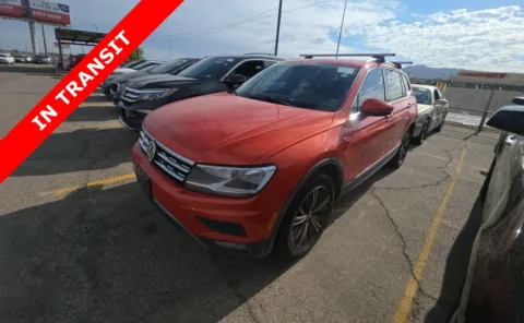 Red 2019 Volkswagen Tiguan SEL for sale in Alvin, TX