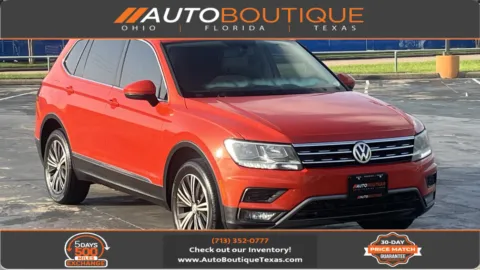 Red 2019 Volkswagen Tiguan SEL for sale in Alvin, TX