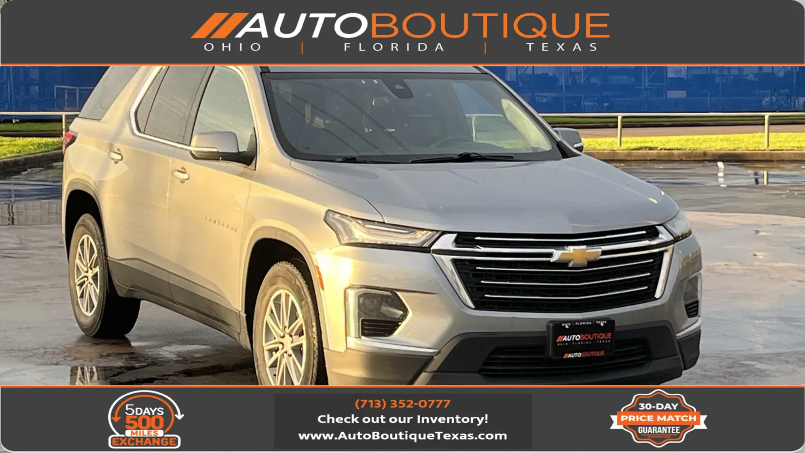 Gray 2023 Chevrolet Traverse LT Cloth for sale in Alvin, TX