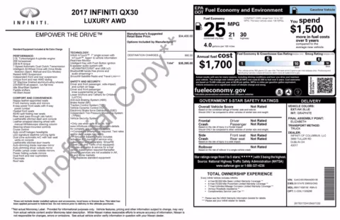 Photos of 2017 INFINITI QX30 BASE/ Luxury for sale in Alvin, TX at Auto Boutique Texas