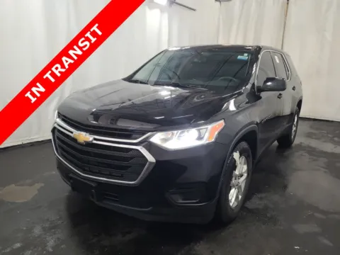 Black 2021 Chevrolet Traverse LS for sale in Alvin, TX