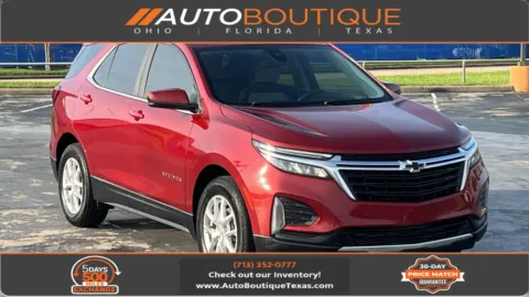 Red 2022 Chevrolet Equinox LT for sale in Alvin, TX