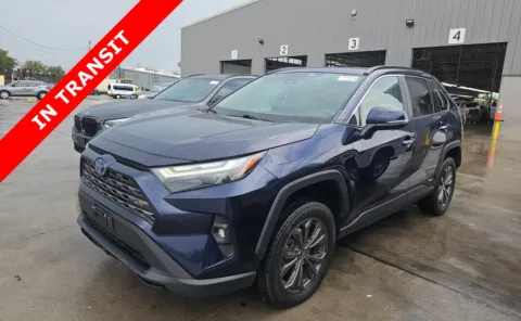 Blue 2024 Toyota RAV4 Hybrid Limited for sale in Alvin, TX