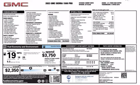 Photos of 2023 GMC Sierra 1500 Pro for sale in Alvin, TX at Auto Boutique Texas