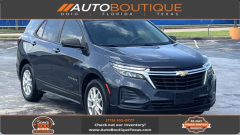 Gray 2022 Chevrolet Equinox LS for sale in Alvin, TX