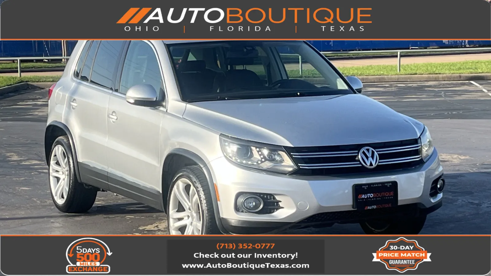 Silver 2016 Volkswagen Tiguan SEL for sale in Alvin, TX