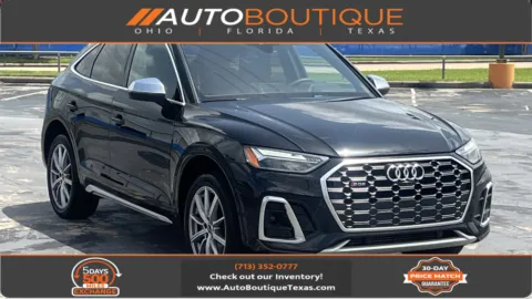 Black 2023 Audi SQ5 Sportback Premium Plus for sale in Alvin, TX