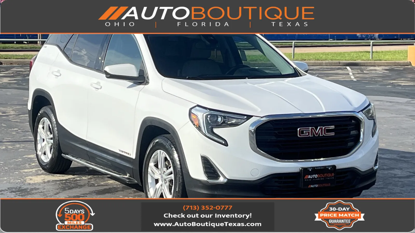 White 2020 GMC Terrain SLE for sale in Alvin, TX