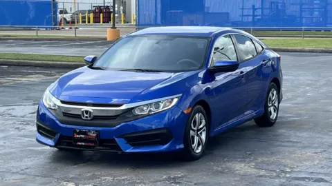 Blue 2017 Honda Civic Sedan LX for sale in Alvin, TX