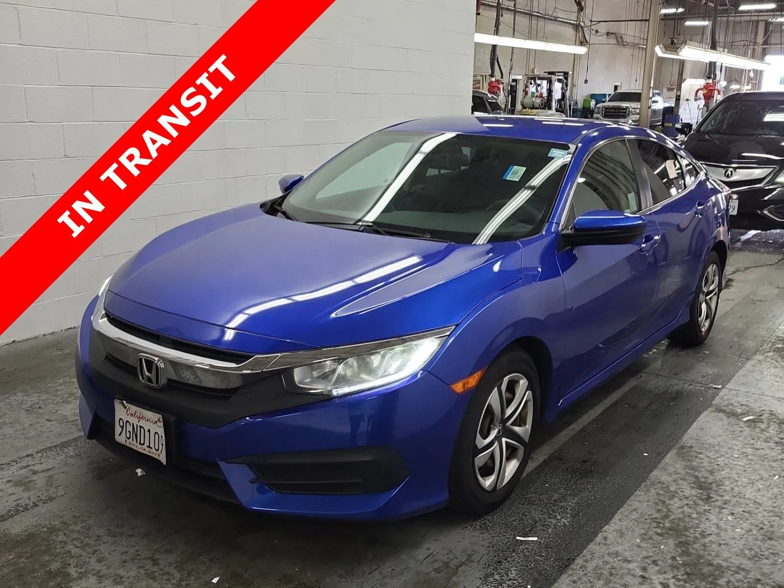 Blue 2017 Honda Civic Sedan LX for sale in Alvin, TX