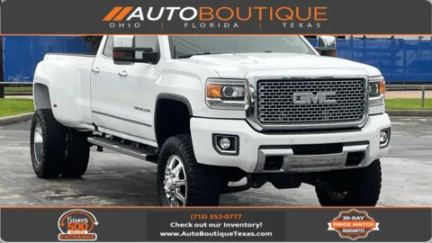 White 2016 GMC Sierra 3500 HD Denali for sale in Alvin, TX