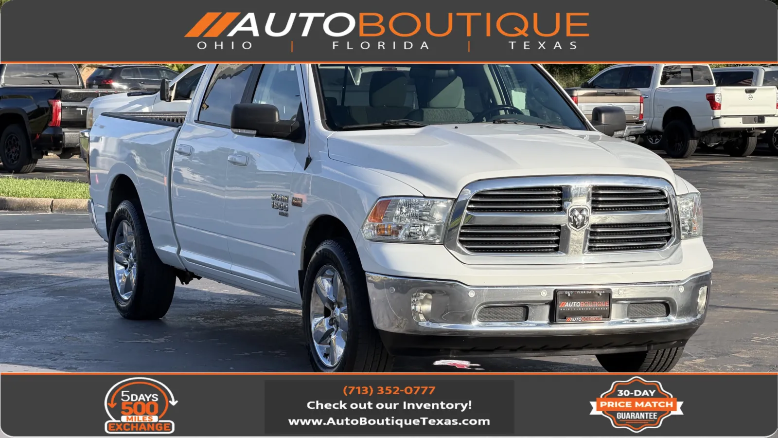 White 2019 Ram 1500 Classic Big Horn for sale in Alvin, TX