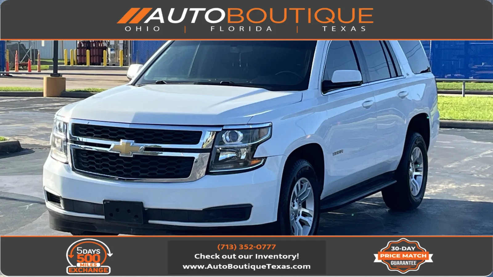 White 2016 Chevrolet Tahoe LS for sale in Alvin, TX