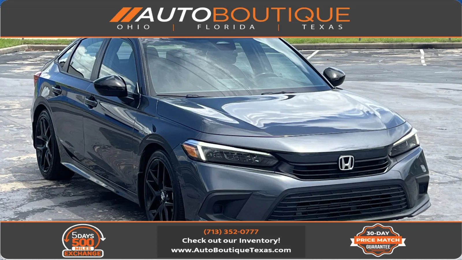 Gray 2024 Honda Civic Sedan Sport for sale in Alvin, TX
