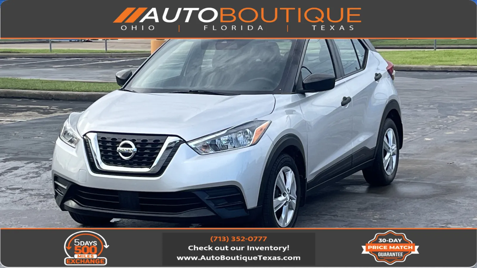 Silver 2020 Nissan Kicks S for sale in Alvin, TX