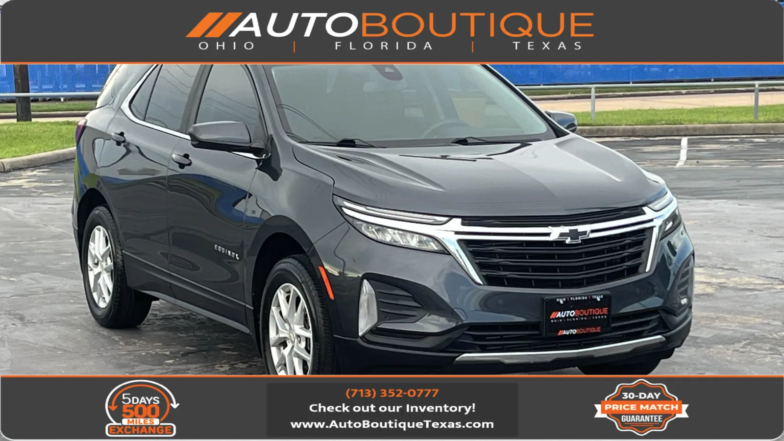 Gray 2023 Chevrolet Equinox LT for sale in Alvin, TX