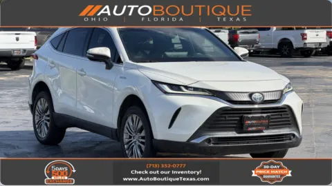 White 2021 Toyota Venza XLE for sale in Alvin, TX