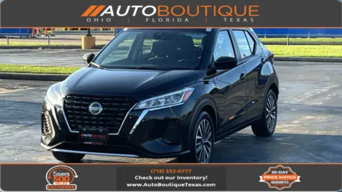 Black 2021 Nissan Kicks SV for sale in Alvin, TX