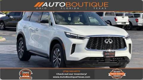 White 2024 INFINITI QX60 PURE for sale in Alvin, TX