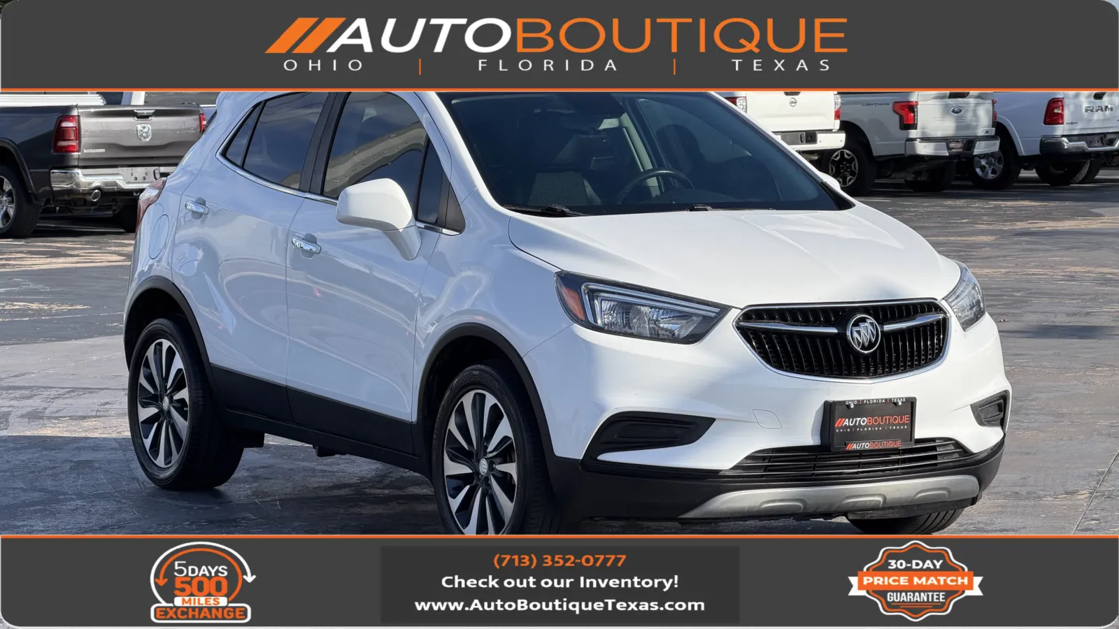 White 2021 Buick Encore Preferred for sale in Alvin, TX