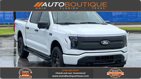 White 2025 Ford F-150 Lightning XLT for sale in Alvin, TX