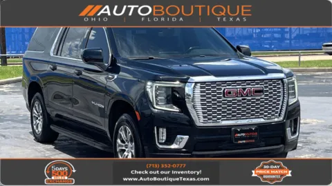 Black 2021 GMC Yukon XL SLE for sale in Alvin, TX