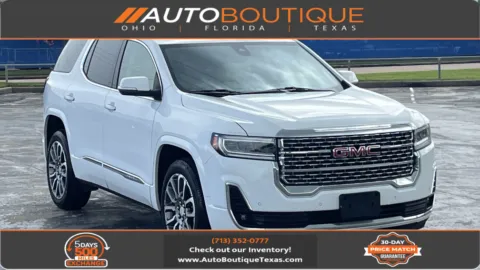 White 2023 GMC Acadia Denali for sale in Alvin, TX