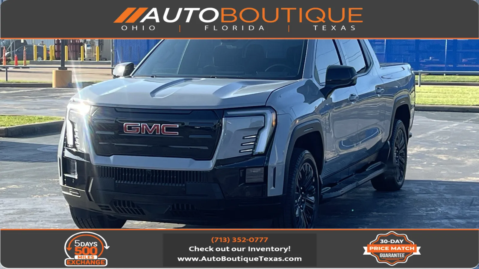 Gray 2026 GMC Sierra EV Extended Range Elevation for sale in Alvin, TX