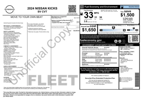 Photos of 2024 Nissan Kicks SV for sale in Alvin, TX at Auto Boutique Texas