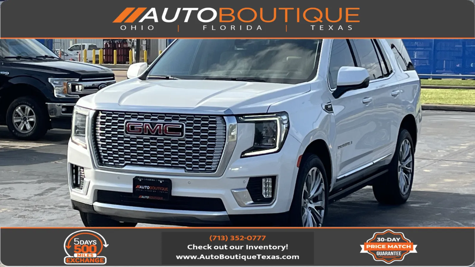 White 2022 GMC Yukon Denali for sale in Alvin, TX