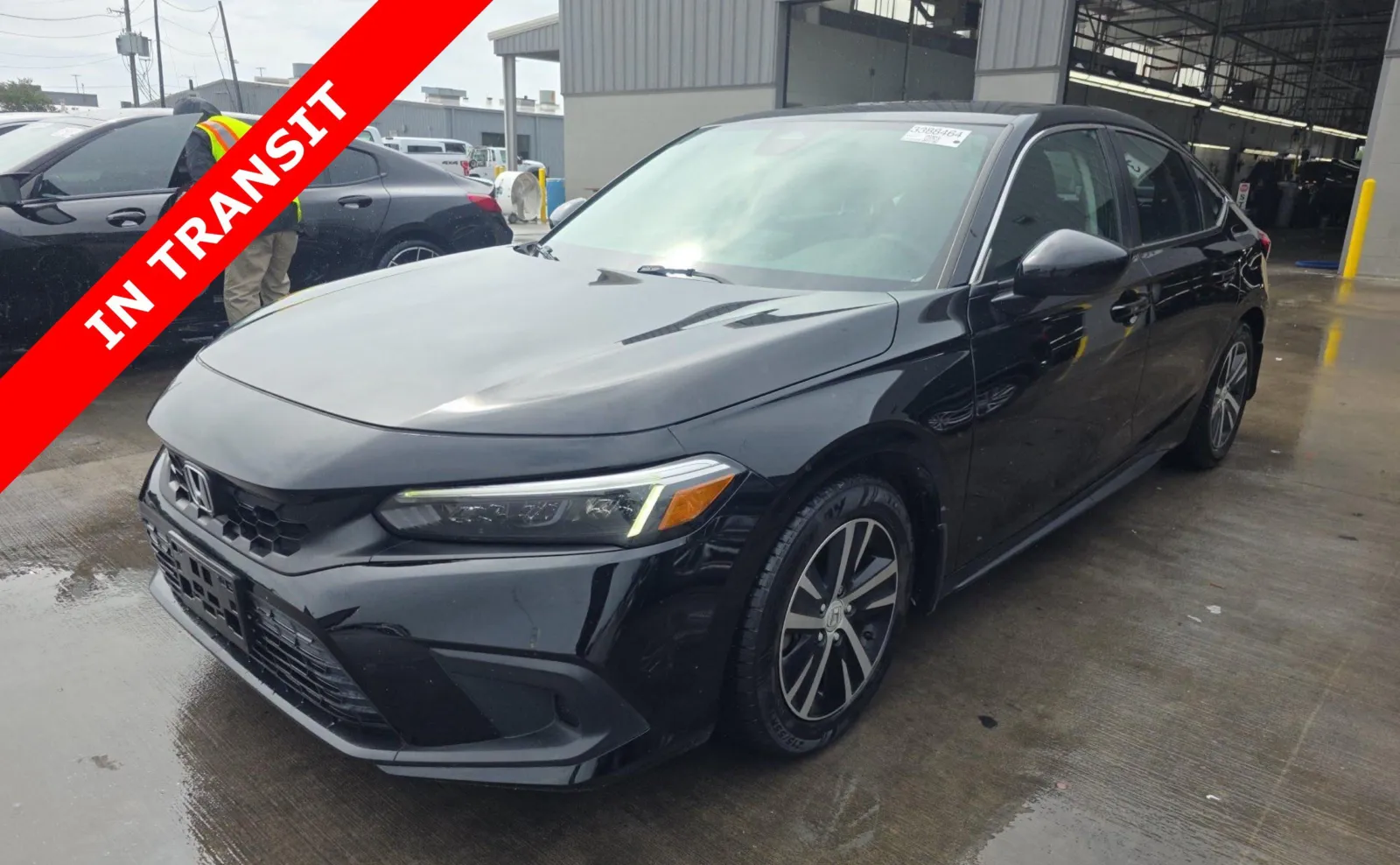 Black 2023 Honda Civic Hatchback LX for sale in Alvin, TX