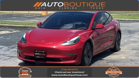 Red 2022 Tesla Model 3 Long Range for sale in Alvin, TX