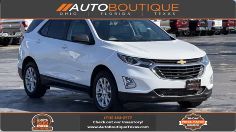 White 2021 Chevrolet Equinox LS for sale in Alvin, TX