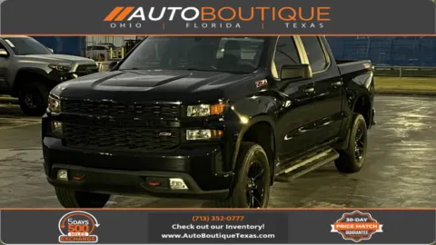 Black 2021 Chevrolet Silverado 1500 Custom Trail Boss for sale in Alvin, TX