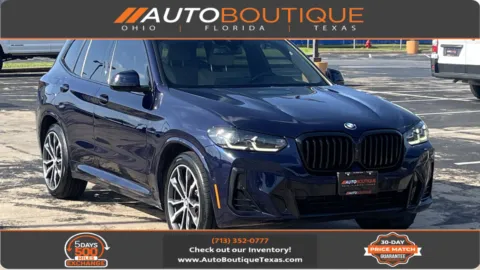 Blue 2023 BMW X3 sDrive30i for sale in Alvin, TX