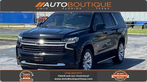 Black 2021 Chevrolet Tahoe LT for sale in Alvin, TX