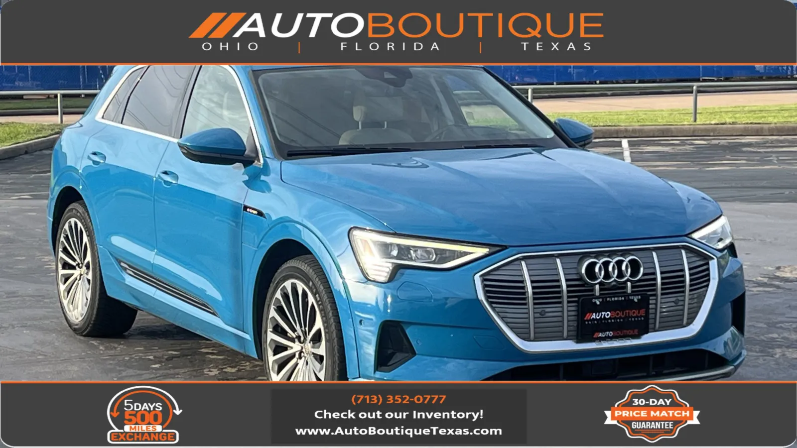 Blue 2019 Audi e-tron Prestige for sale in Alvin, TX