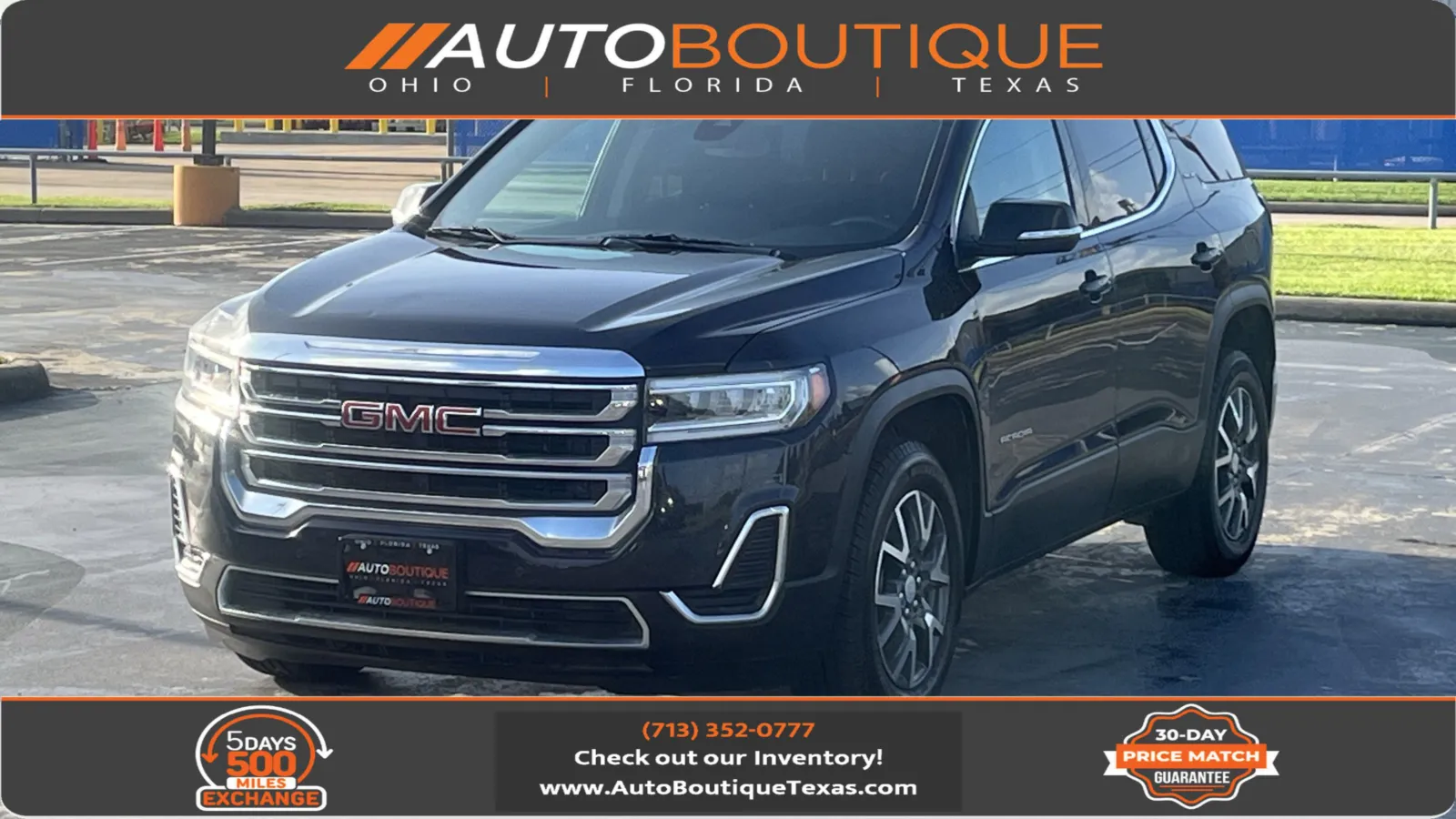 Blue 2021 GMC Acadia SLE for sale in Alvin, TX