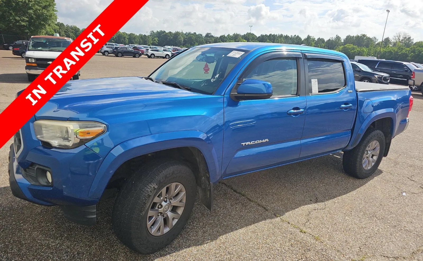 Blue 2017 Toyota Tacoma SR5 for sale in Alvin, TX
