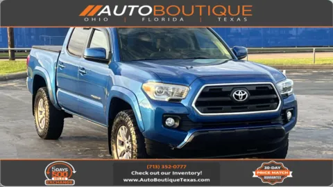 Blue 2017 Toyota Tacoma SR5 for sale in Alvin, TX
